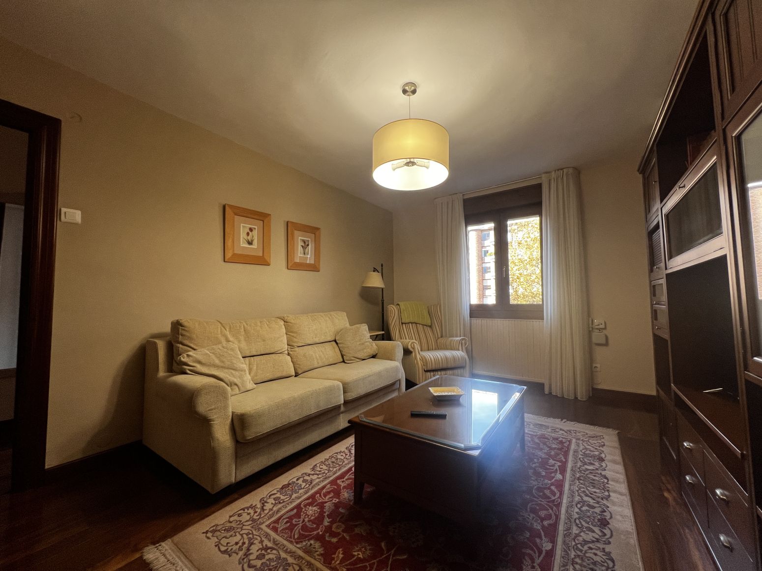 Sala de estar de Piso en venta en Santander con Parquet y Amueblado