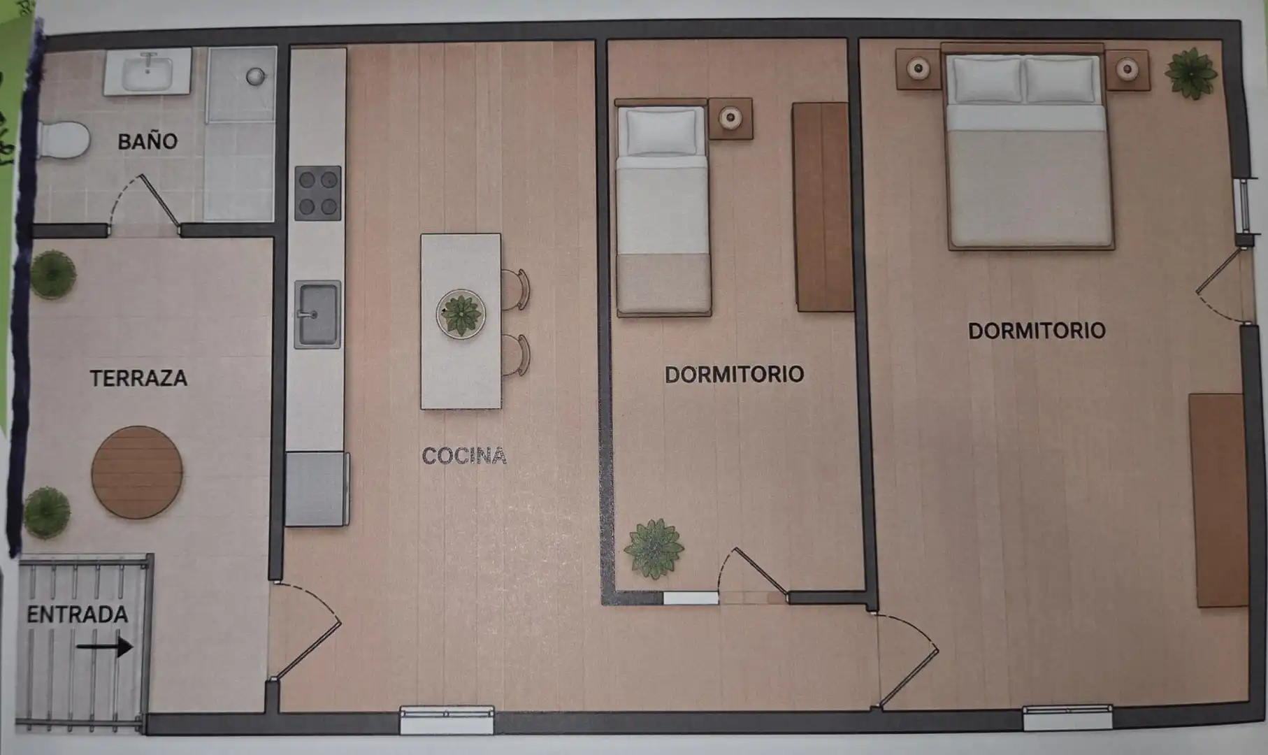 Ático en venta en Aller con Terraza, Amueblado y Balcón