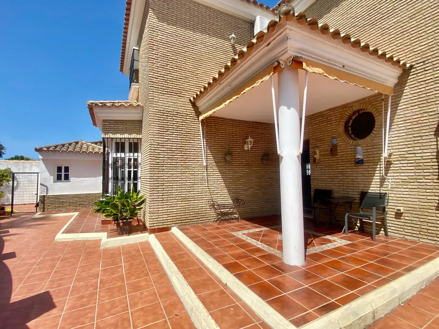 Terraza de Casa o chalet en venta en El Puerto de Santa María con Calefacción, Jardín privado y Piscina