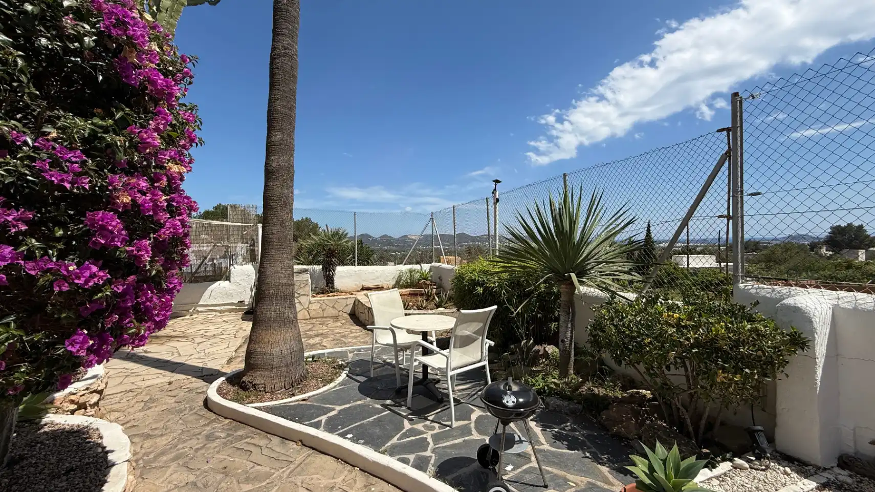 Garden of Houses for sale in Sant Antoni de Portmany  with Air Conditioner, Heating and Private garden