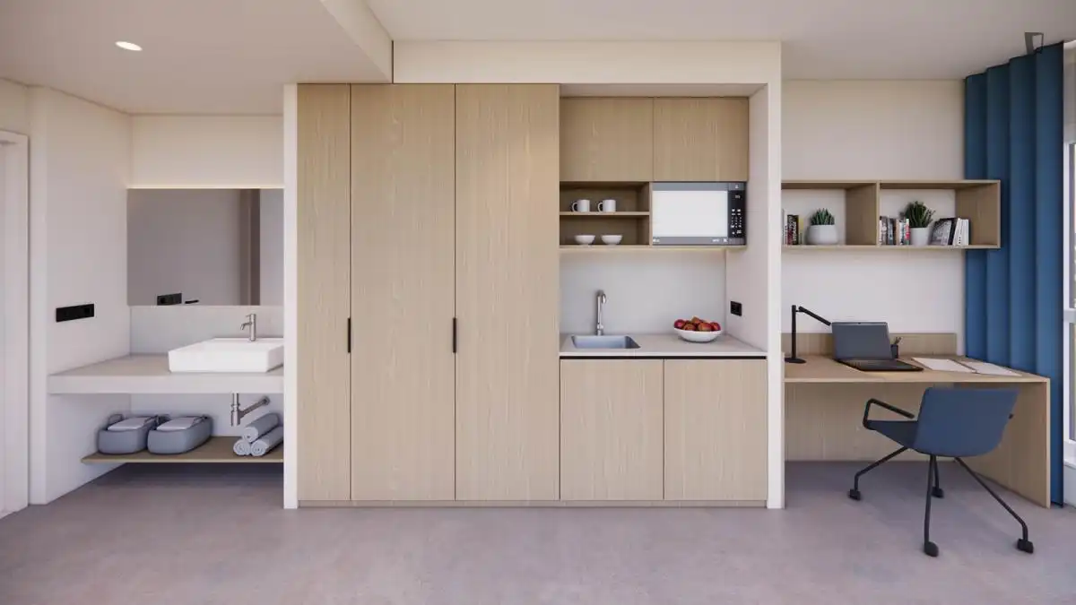 Cocina de Piso de alquiler en Alfara del Patriarca con Amueblado