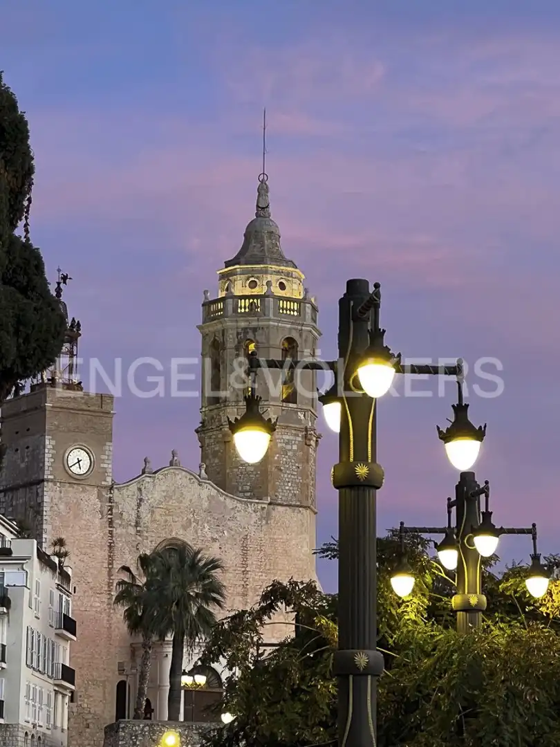 Exterior view of Flat for rent in Sitges  with Air Conditioner, Heating and Parquet flooring