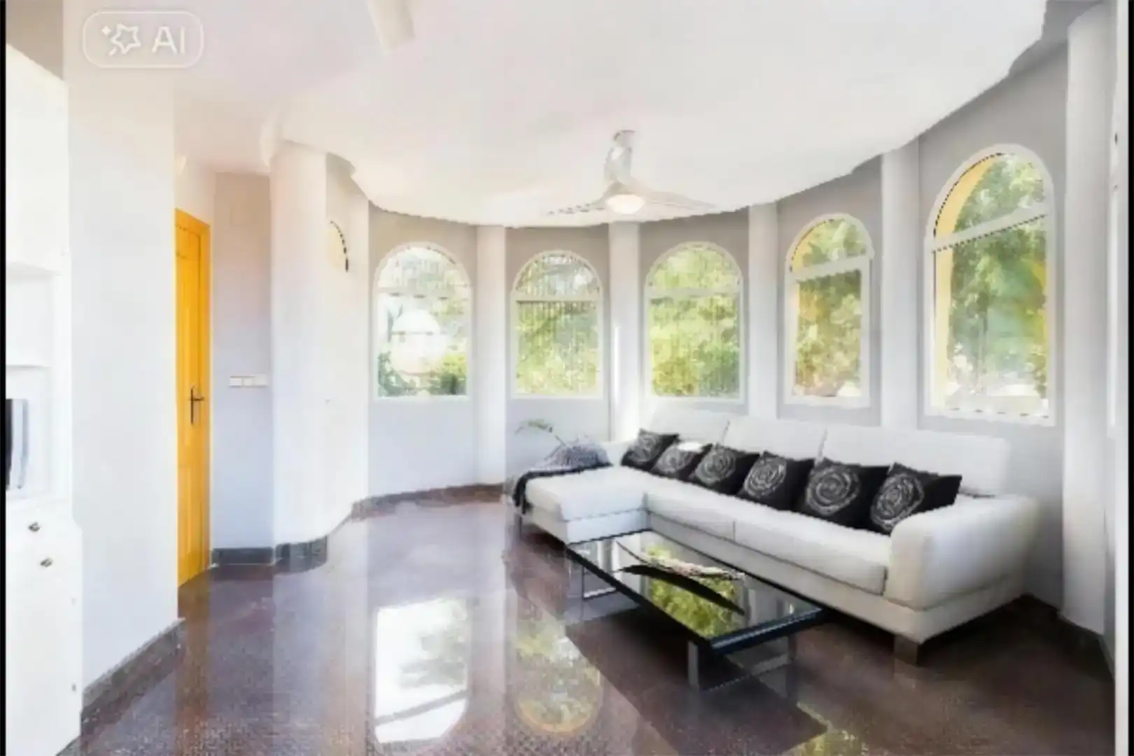 Sala d'estar de Casa o xalet en venda en Muro de Alcoy amb Aire condicionat i Piscina