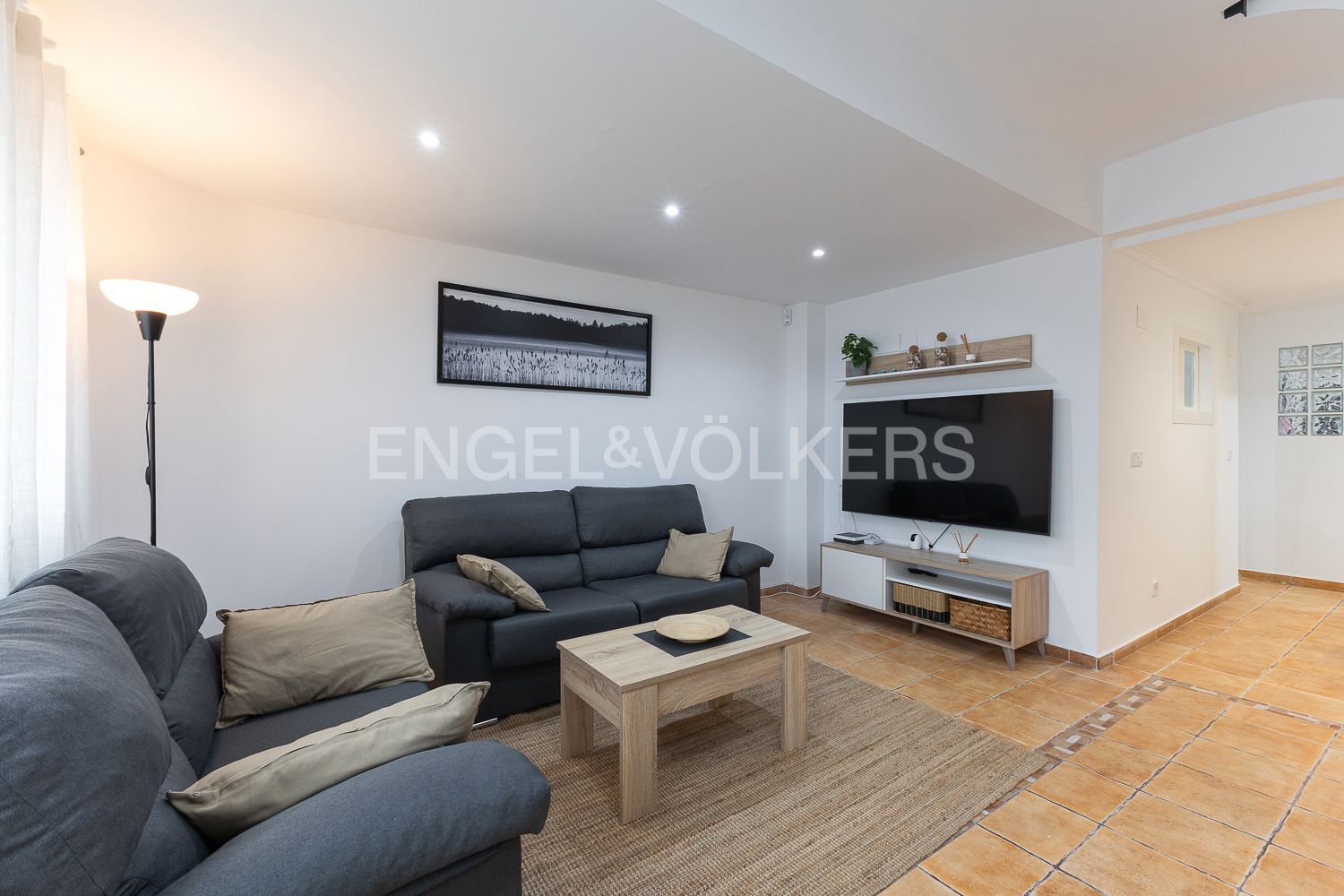 Living room of Duplex for sale in  Valencia Capital  with Air Conditioner, Heating and Furnished