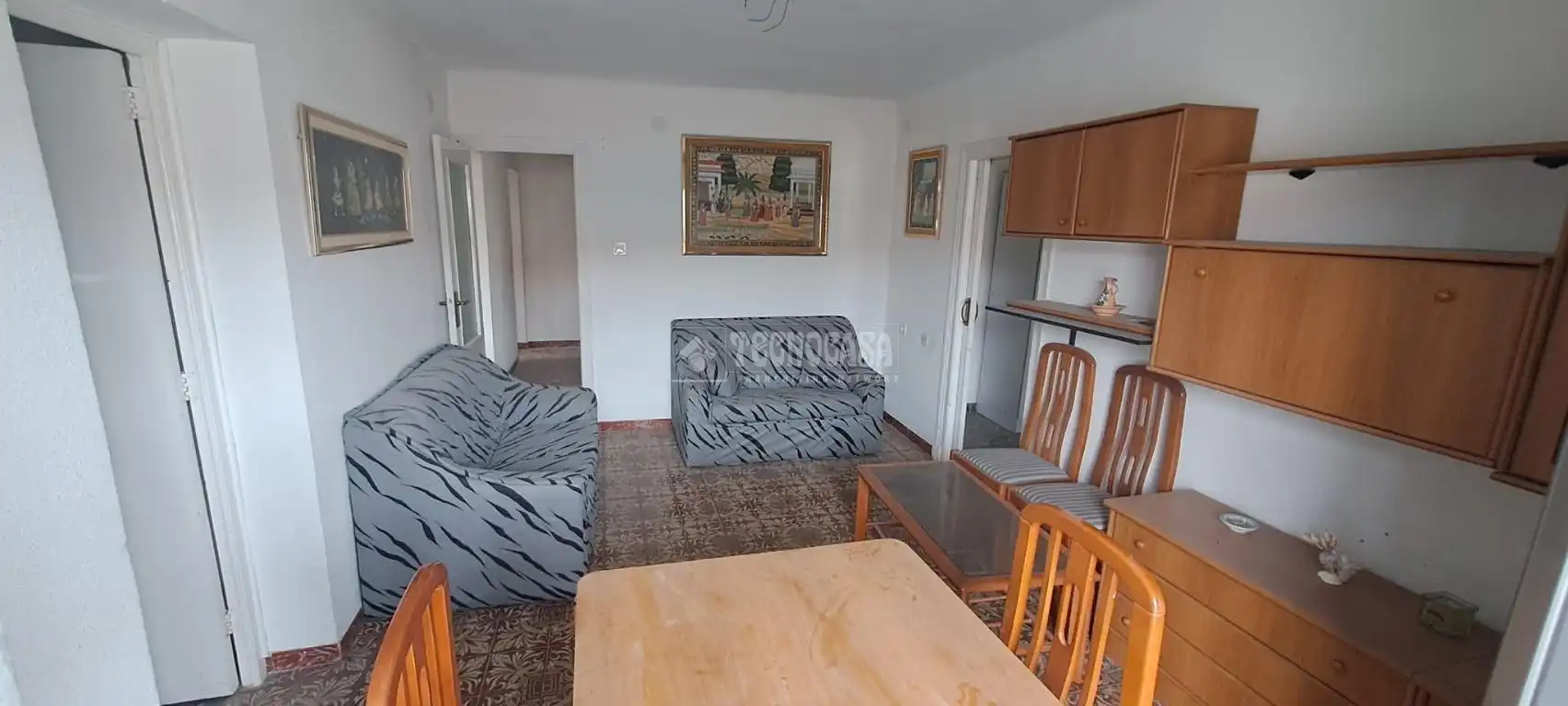 Sala de estar de Piso en venta en Alicante / Alacant con Balcón