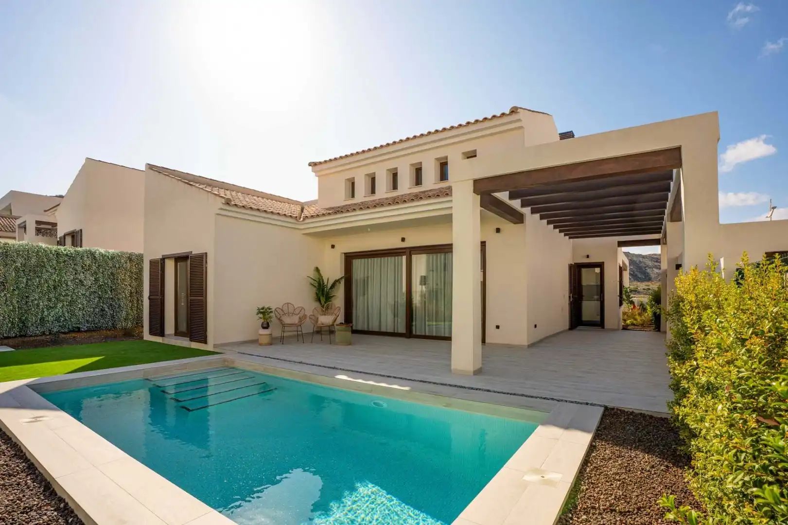 Neubau-Villa mit Terrasse zum Verkauf in Algorfa