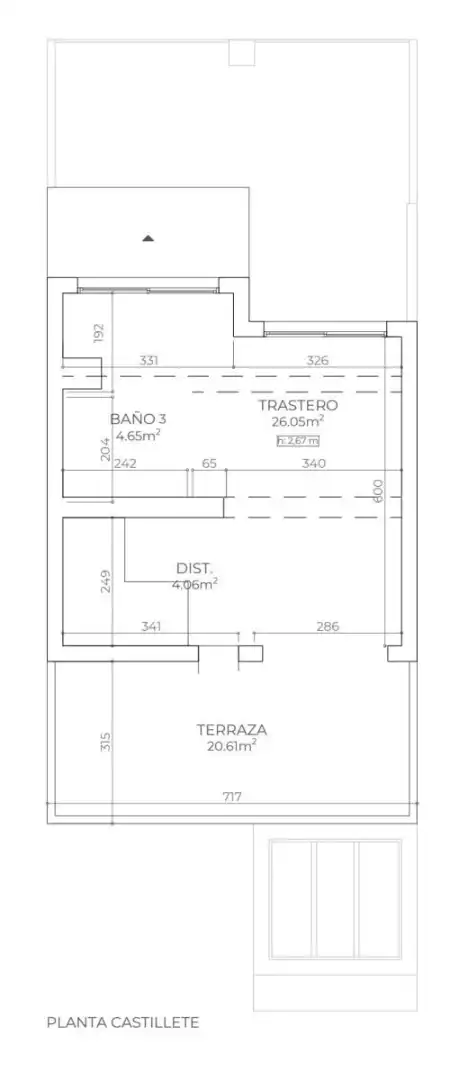 Casa a schiera con terrazza in vendita a Calle Hernán Cortés, imagen 39