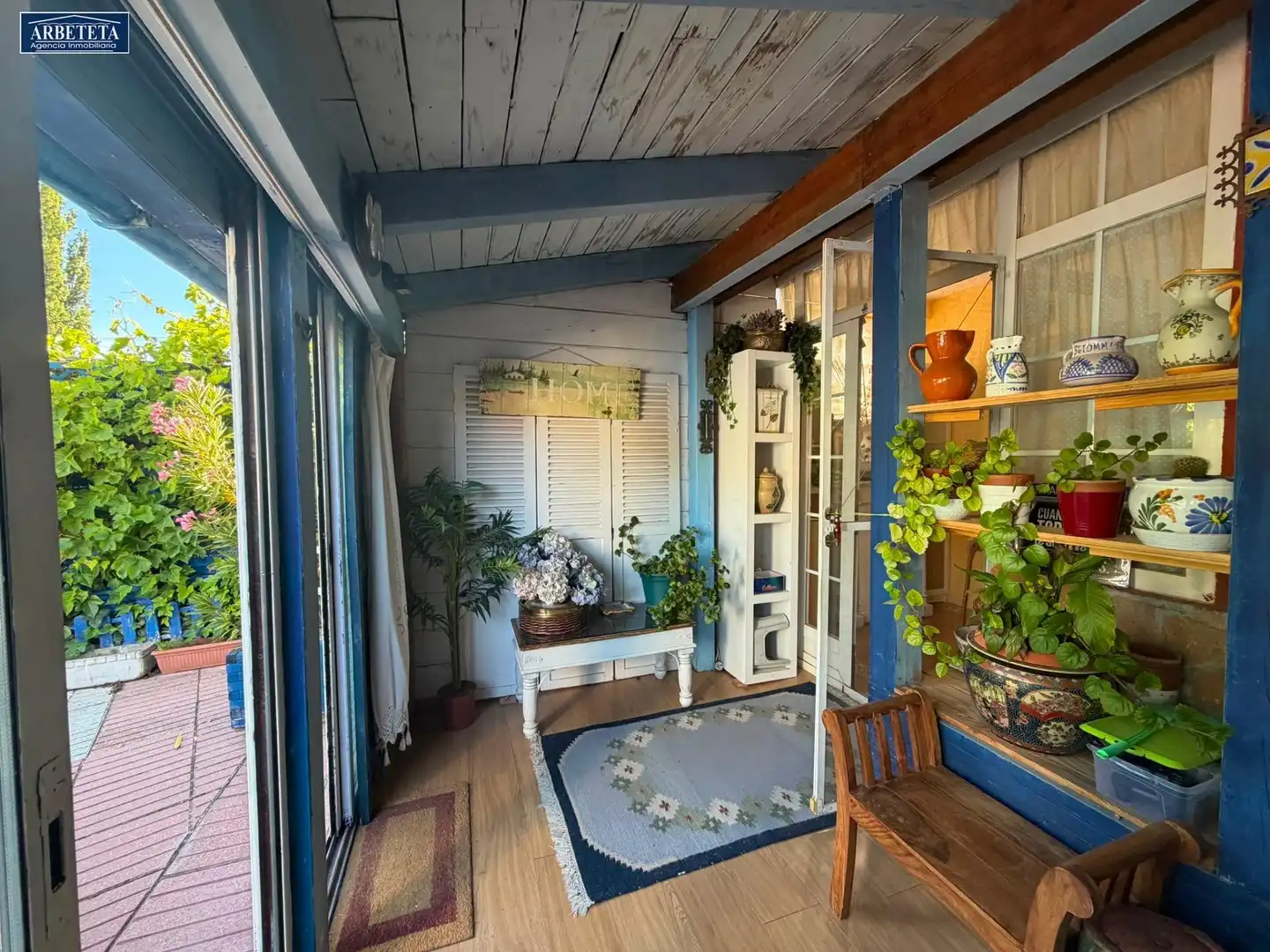 Terrasse von Einfamilien-Reihenhaus zum Verkauf in Centenera mit Heizung, Privatgarten und Schwimmbad