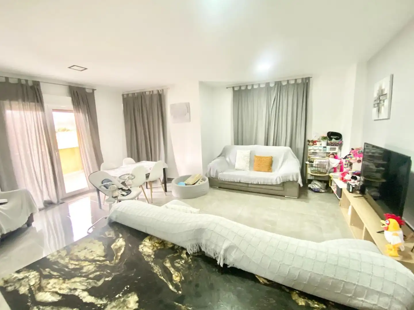 Sala de estar de Casa o chalet en venta en Lorca con Aire acondicionado, Calefacción y Terraza