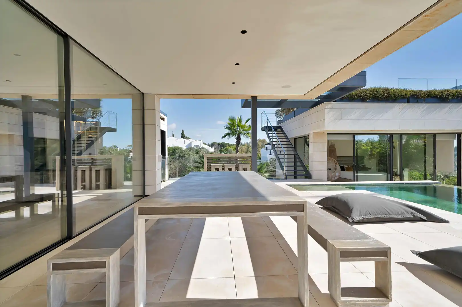 Terraza de Casa o chalet en venta en Marbella con Calefacción, Jardín privado y Terraza