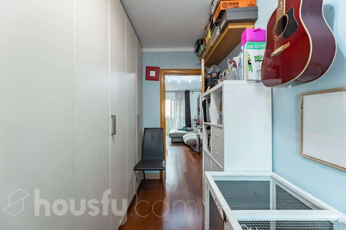 Schlafzimmer von Wohnung zum Verkauf in Barcelona mit Klimaanlage, Heizung und Möbliert