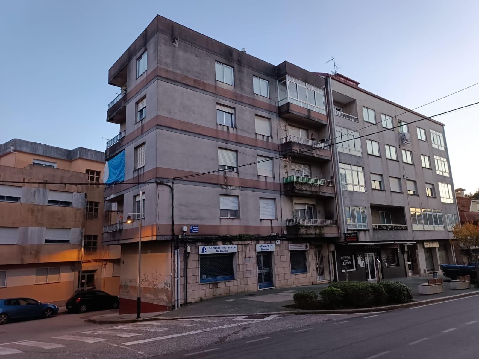 Exterior view of Flat for sale in Moaña  with Heating, Terrace and Storage room