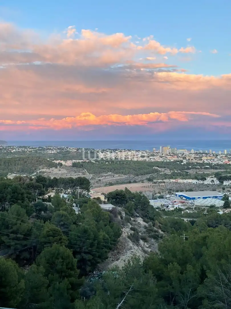 Außenansicht von Haus oder Chalet zum Verkauf in Calpe / Calp mit Klimaanlage, Heizung und Terrasse