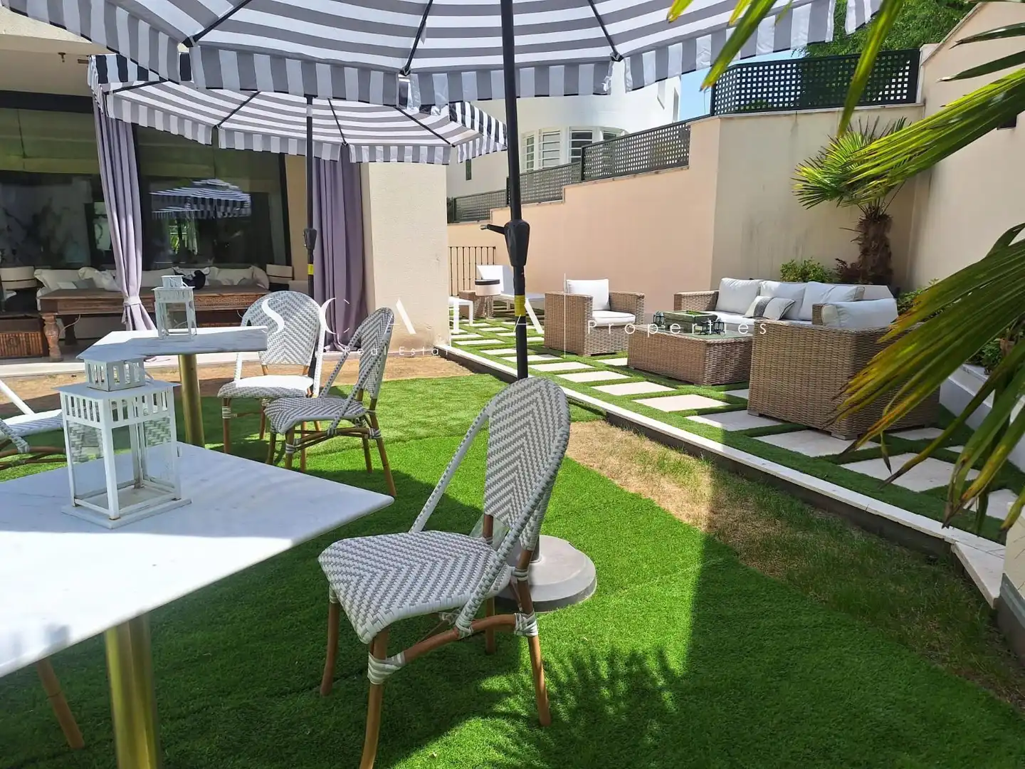 Terrassa de Dúplex de lloguer en Madrid amb Aire condicionat, Calefacció i Jardí privat