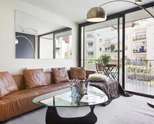 Living room of Apartment to rent in  Barcelona Capital  with Air Conditioner, Heating and Oven