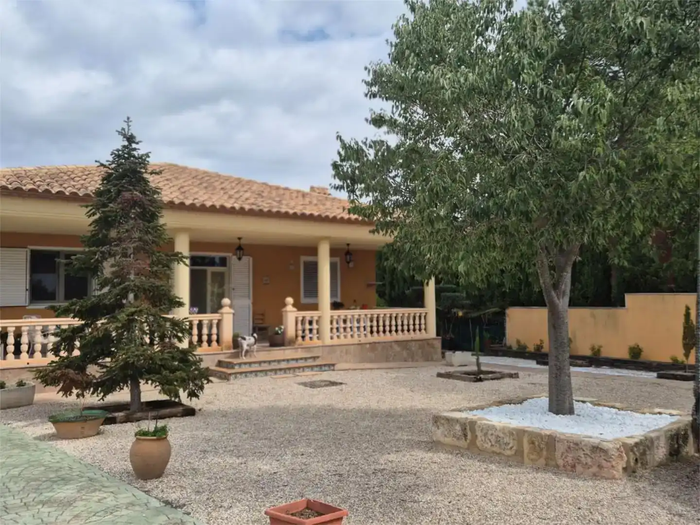 Vista exterior de Casa o xalet en venda en Cocentaina amb Aire condicionat, Jardí privat i Traster
