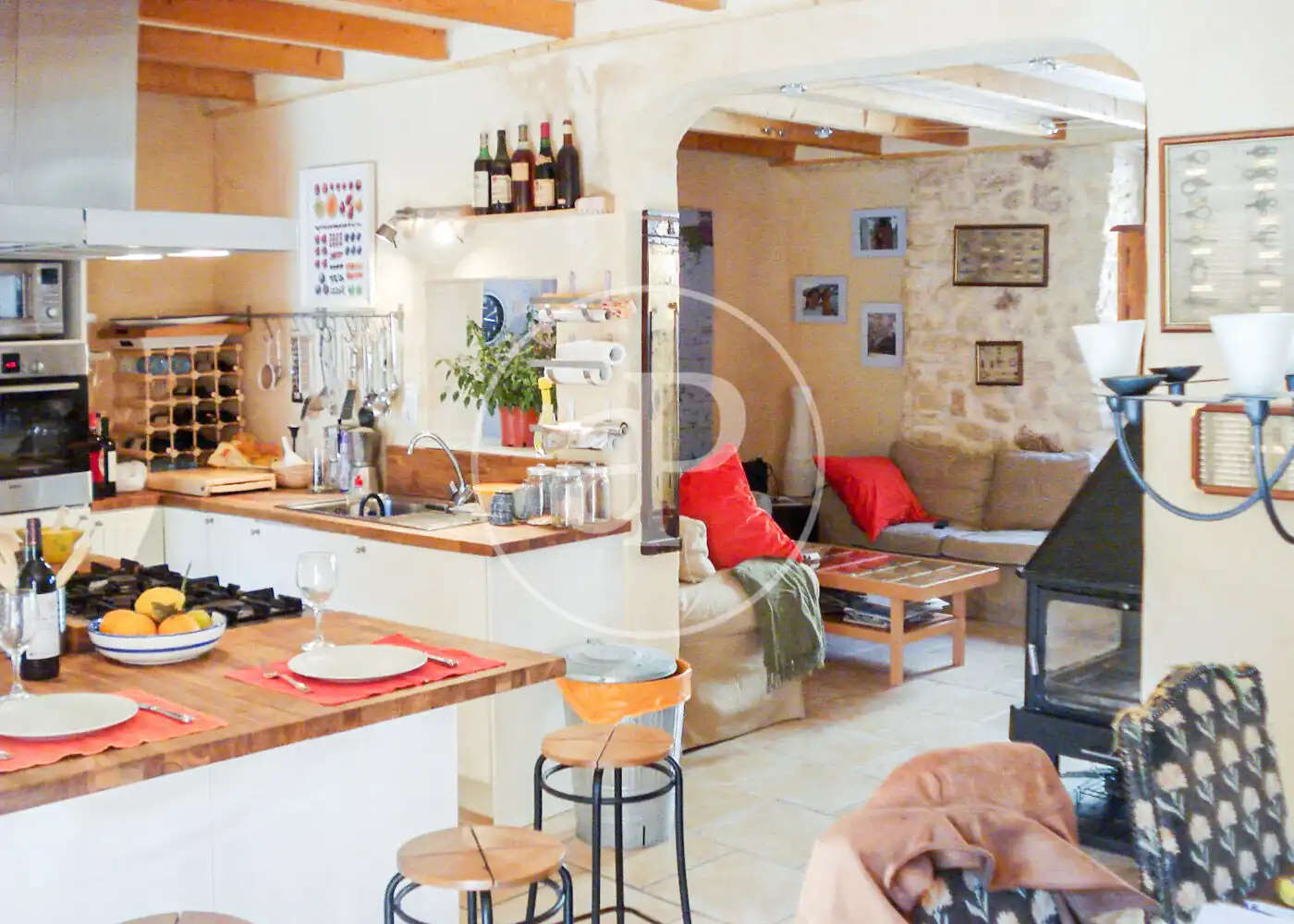 Cocina de Casa adosada en venta en Capdepera con Calefacción, Jardín privado y Terraza