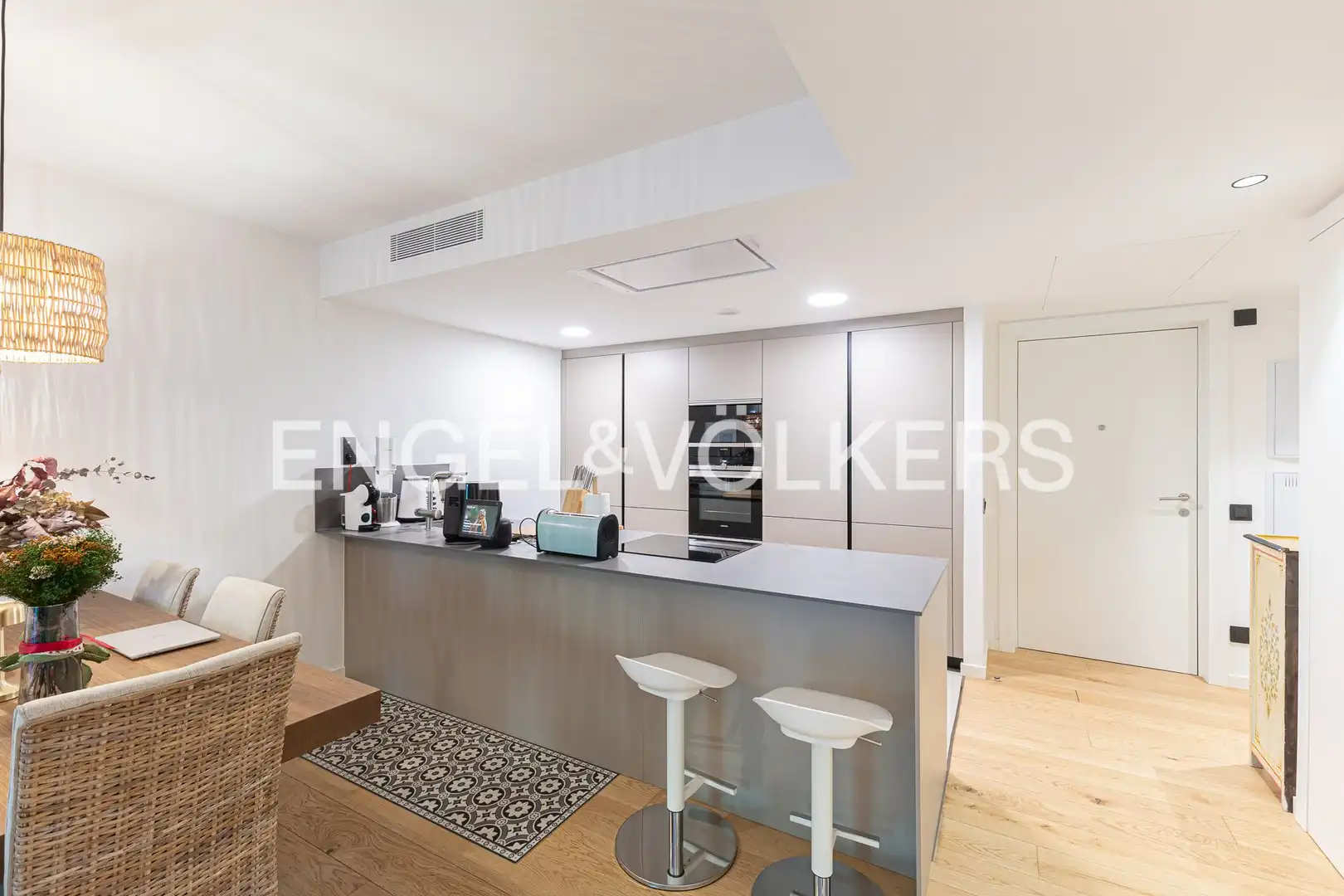 Kitchen of Flat for rent in Barcelona  with Air Conditioner, Heating and Parquet flooring