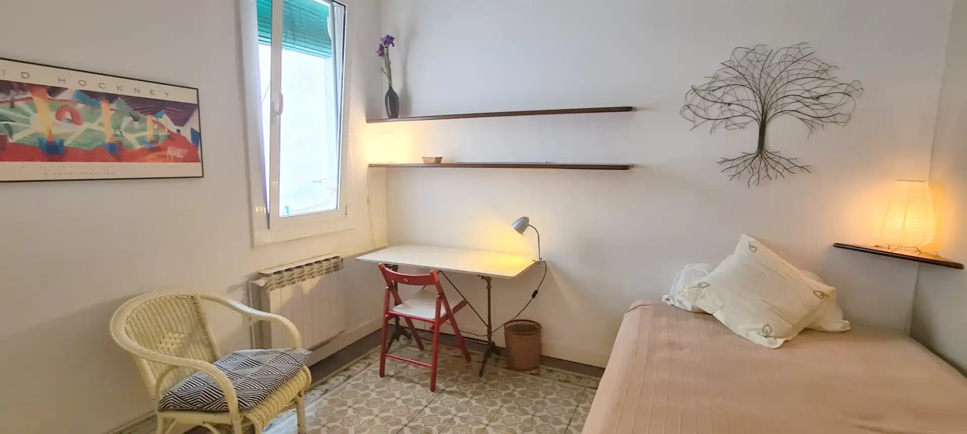 Habitación de Estudio de alquiler en  Barcelona Capital con Aire acondicionado, Calefacción y Amueblado