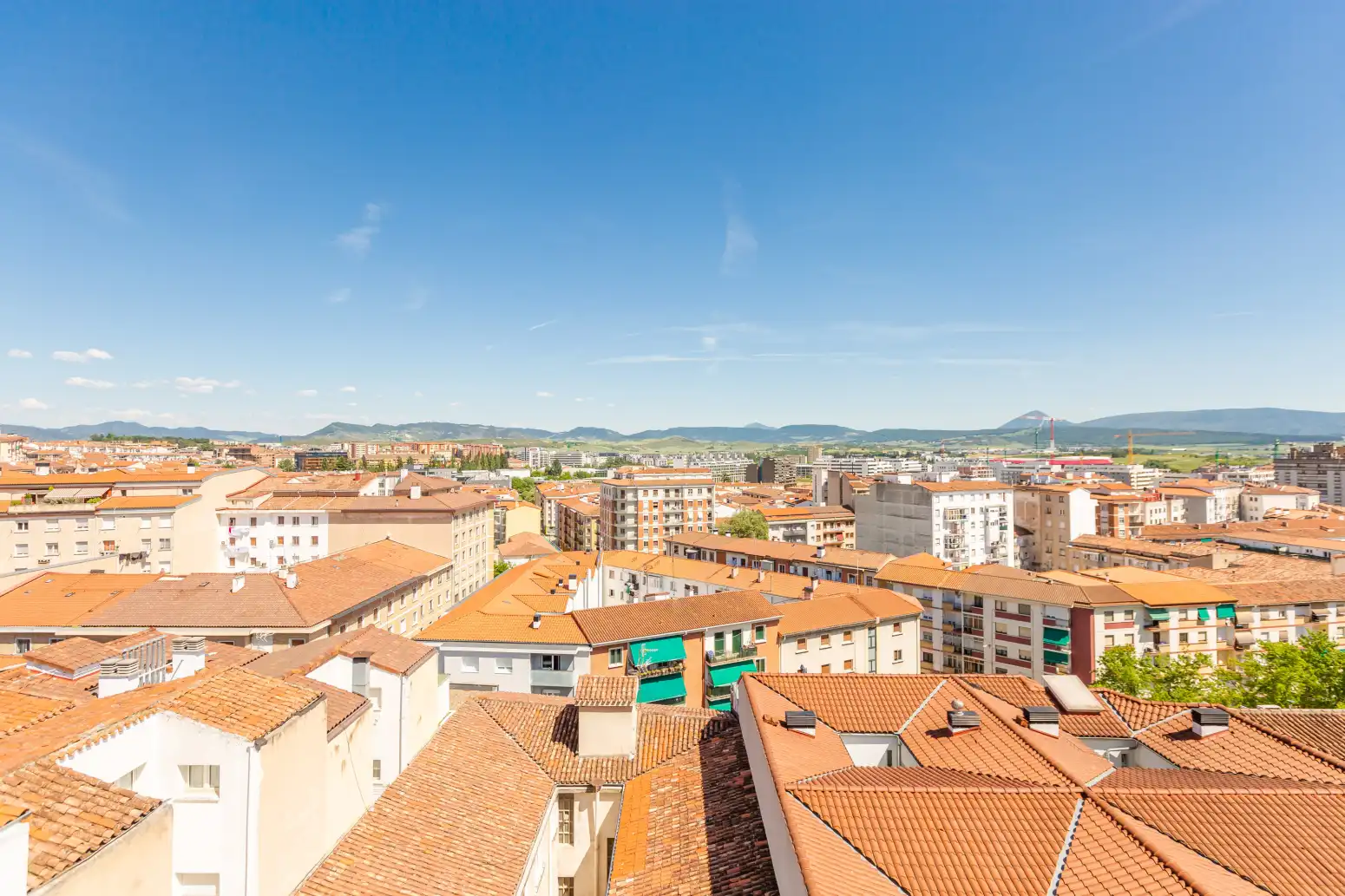 Exterior view of Attic for sale in  Pamplona / Iruña  with Parquet flooring, Terrace and Balcony