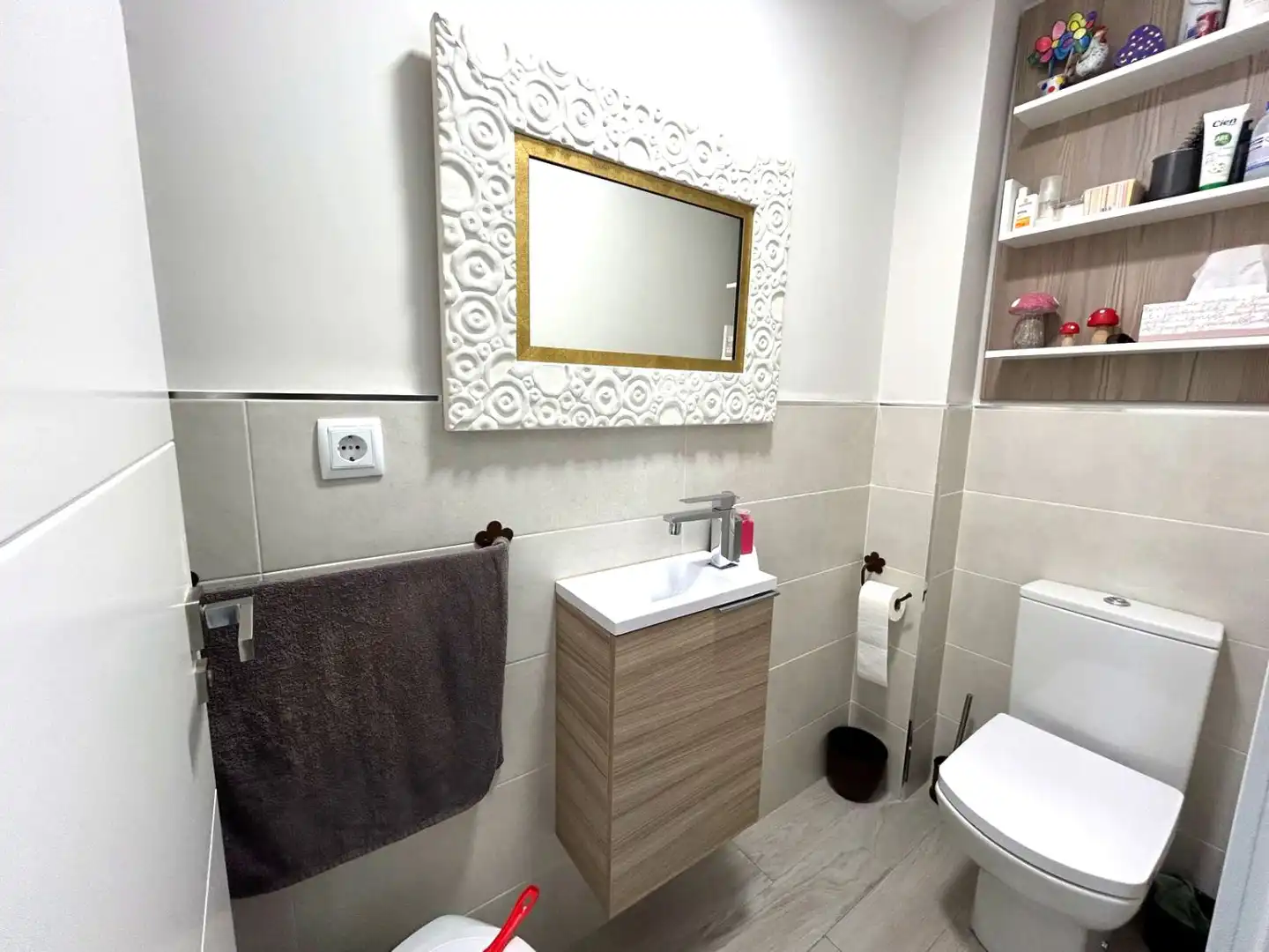 Baño de Casa adosada en venta en Albacete con Aire acondicionado, Calefacción y Parquet