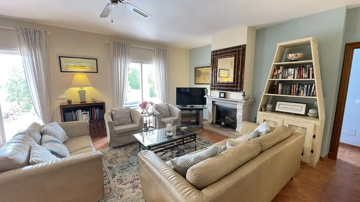 Living room of Houses for sale in Coín  with Air Conditioner, Storage room and Furnished