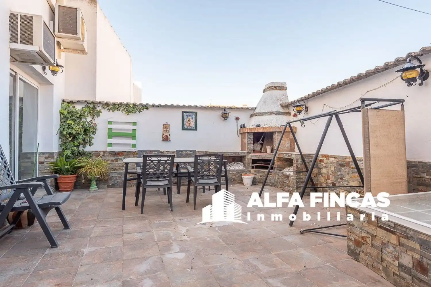 Terraza de Casa o chalet en venta en Mota del Cuervo con Aire acondicionado, Jardín privado y Terraza