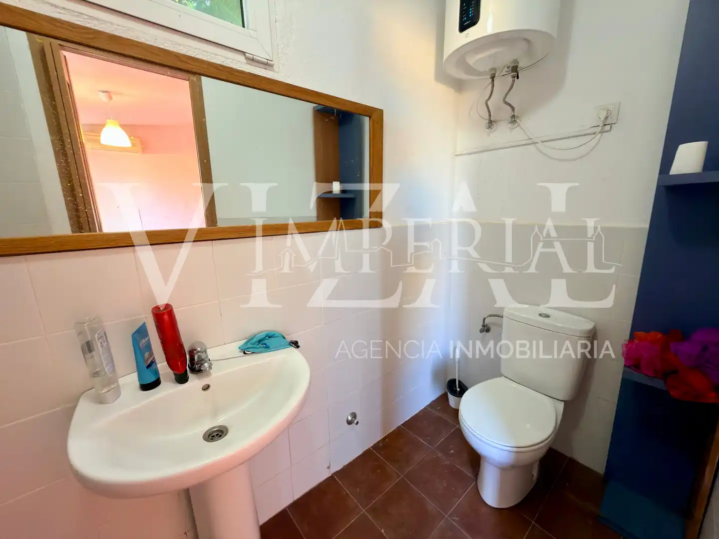 Badezimmer von Haus oder Chalet zum Verkauf in El Viso de San Juan mit Klimaanlage, Heizung und Privatgarten