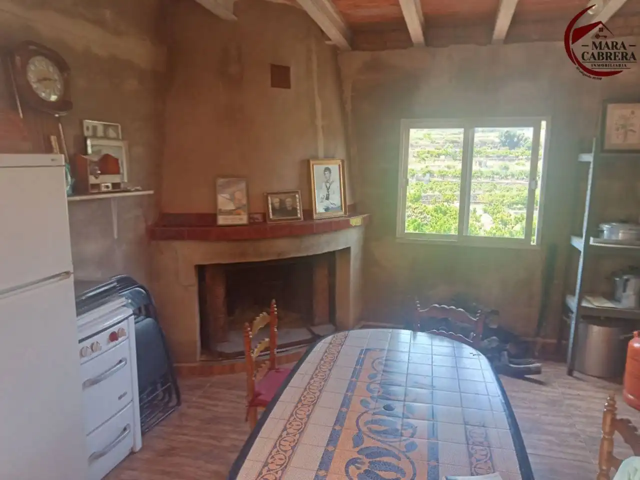 Comedor de Finca rústica en venta en La Font d'en Carròs con Jardín privado y Amueblado