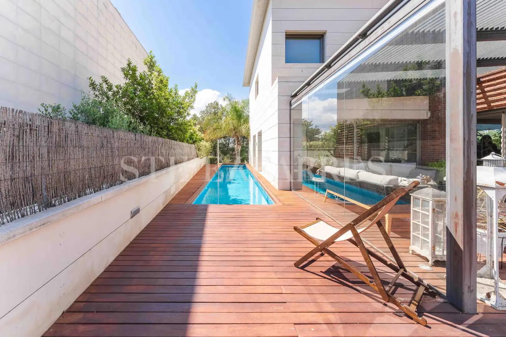 Terraza de Casa o chalet de alquiler en El Papiol con Aire acondicionado, Calefacción y Jardín privado