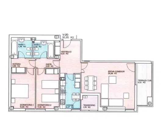 Flat for rent in Madrid  with Air Conditioner, Heating and Parquet flooring