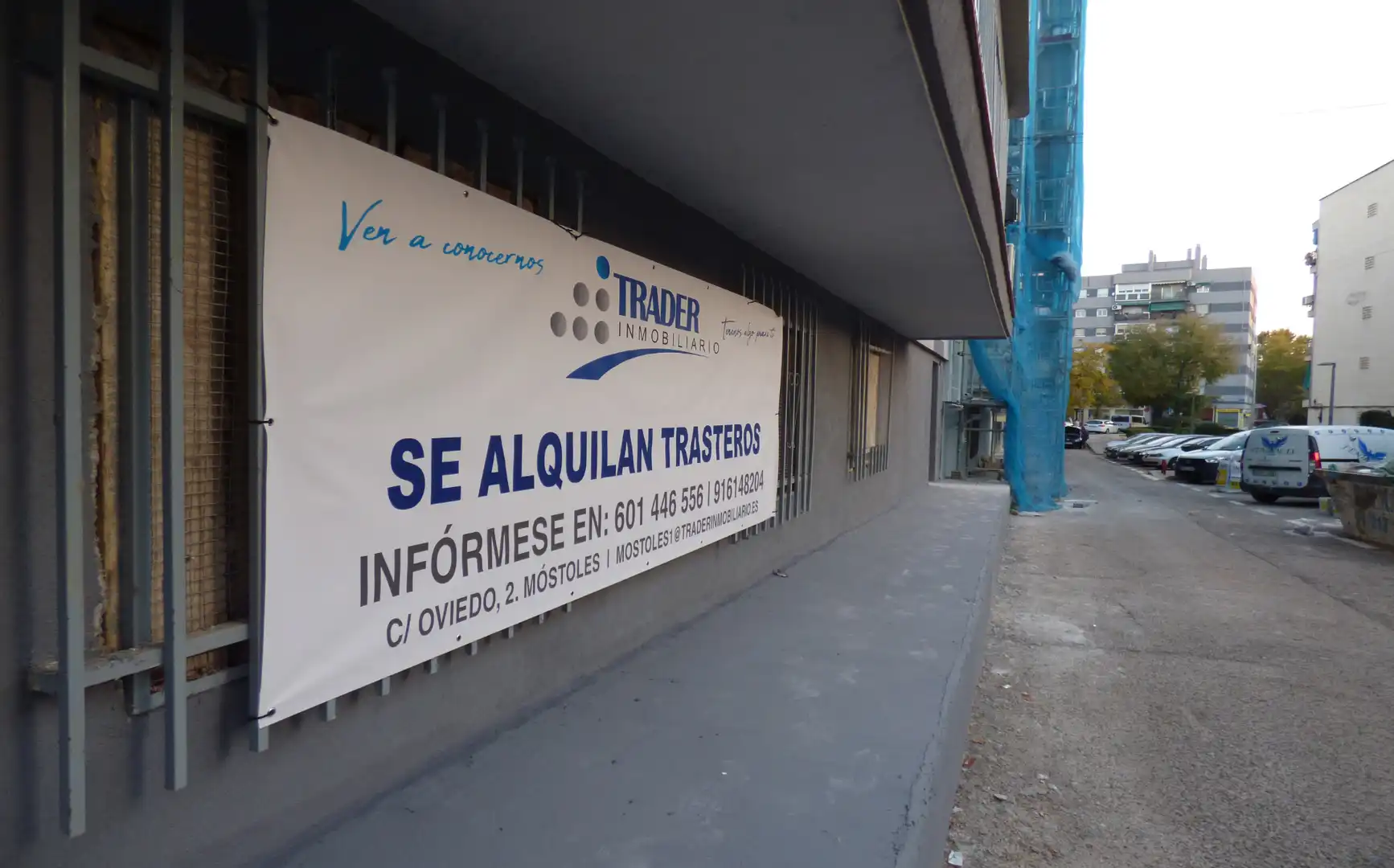 Vista exterior de Trastero de alquiler en Móstoles