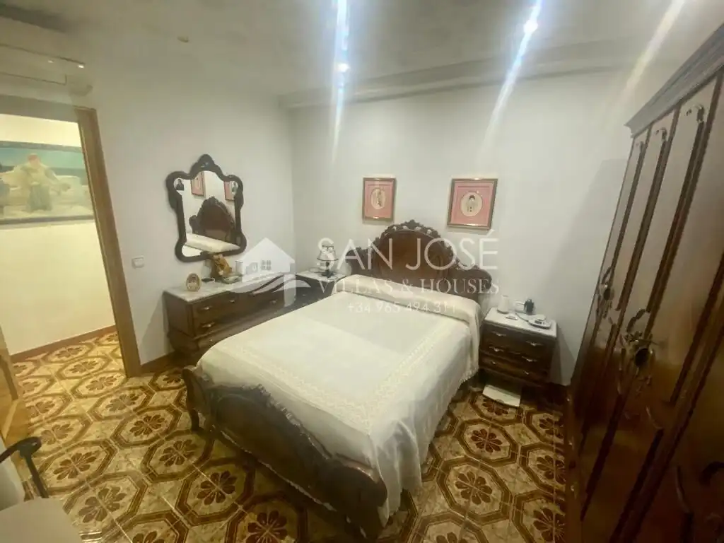 Bedroom of Houses for sale in San Vicente del Raspeig / Sant Vicent del Raspeig  with Air Conditioner, Private garden and Terrace