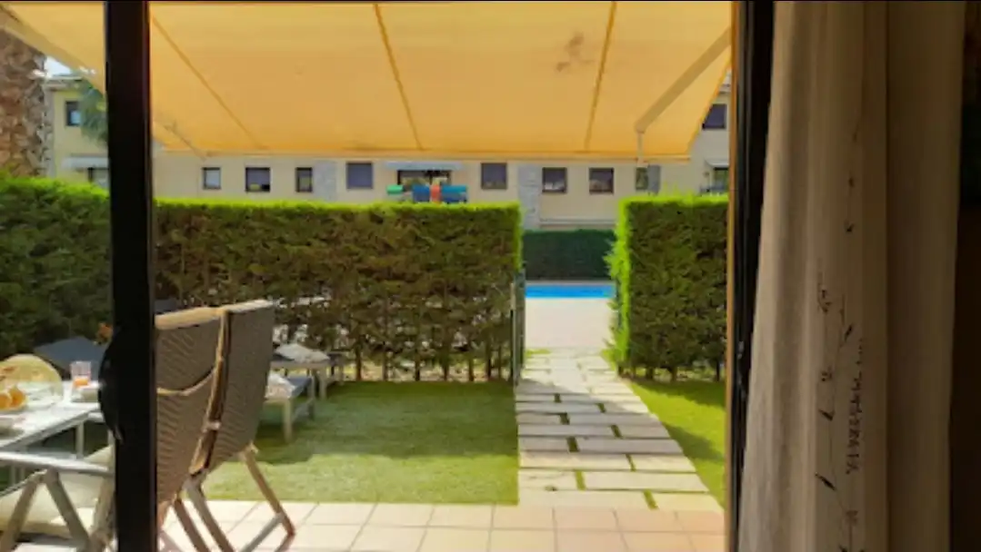 Terrassa de Pis de lloguer en Castell d'Aro, Platja d'Aro i s'Agaró amb Aire condicionat, Calefacció i Jardí privat