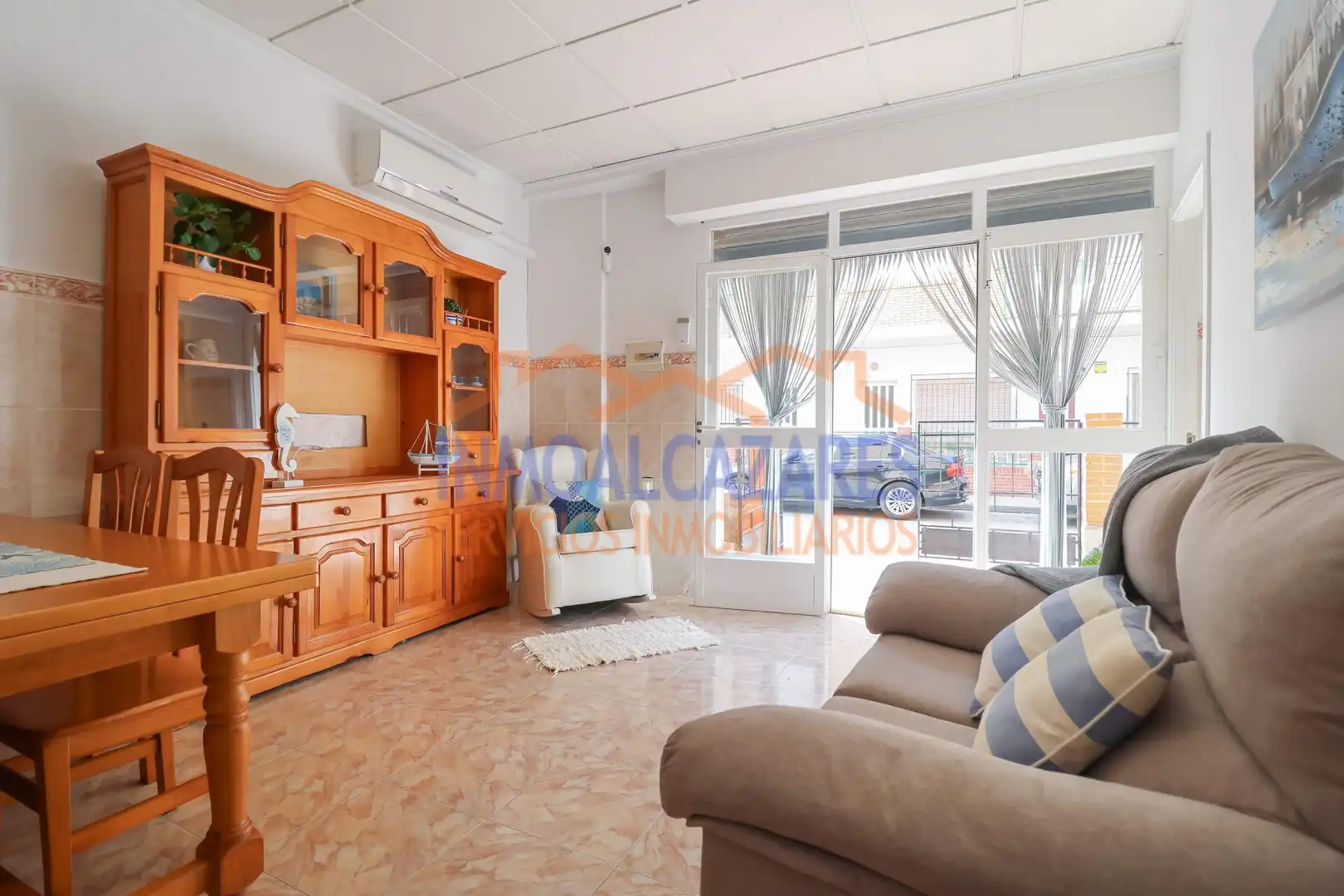Sala d'estar de Planta baixa en venda en Los Alcázares amb Aire condicionat, Terrassa i Traster