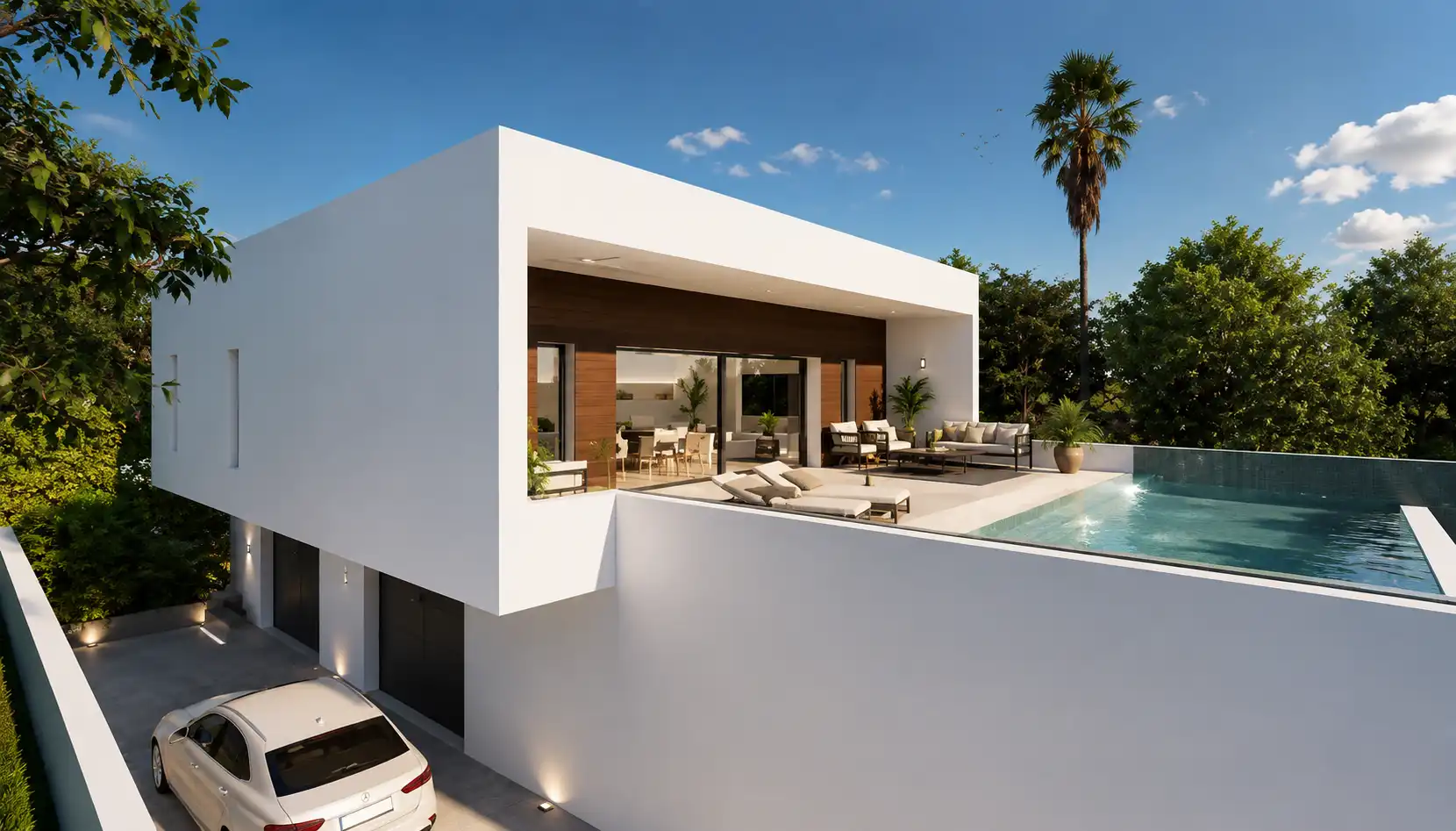 Exterior view of Houses for sale in Estepona  with Air Conditioner, Heating and Terrace