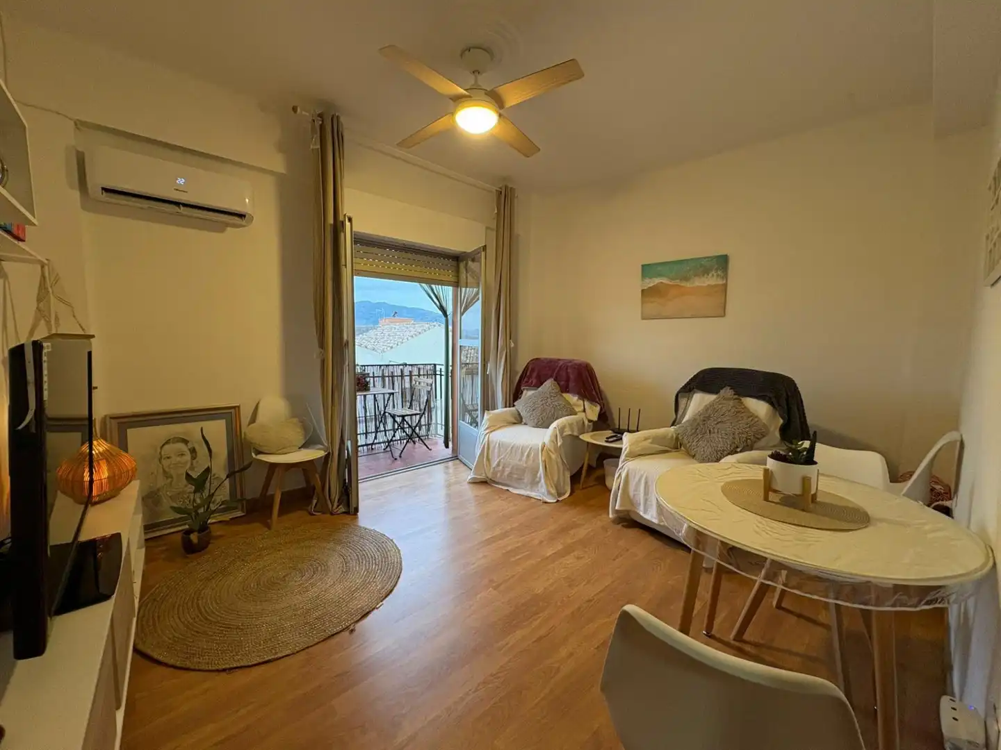 Balcony of Flat for sale in Llanera de Ranes  with Air Conditioner, Furnished and Balcony
