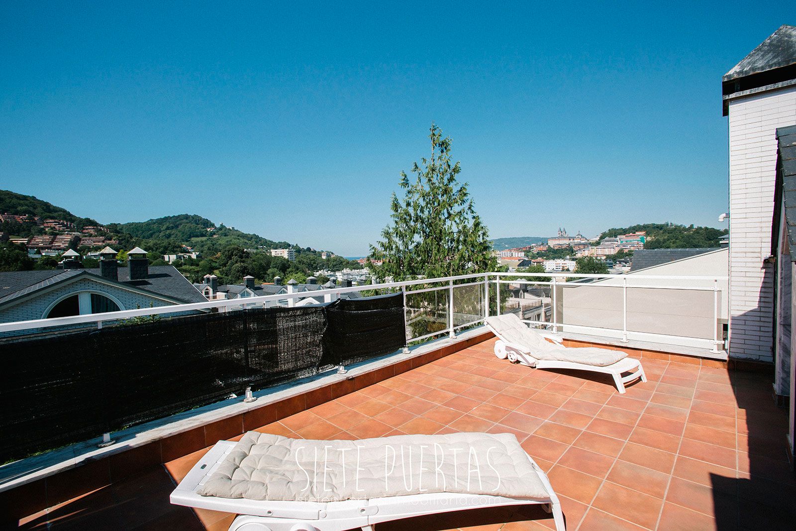 Terrace of Single-family semi-detached for sale in Donostia - San Sebastián   with Heating, Private garden and Parquet flooring