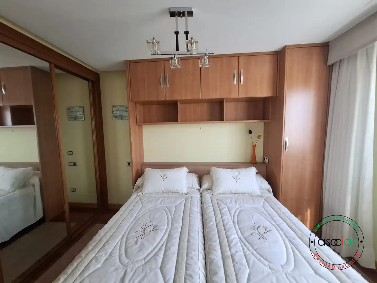 Schlafzimmer von Wohnung zum Verkauf in Gijón  mit Heizung, Terrasse und Abstellraum