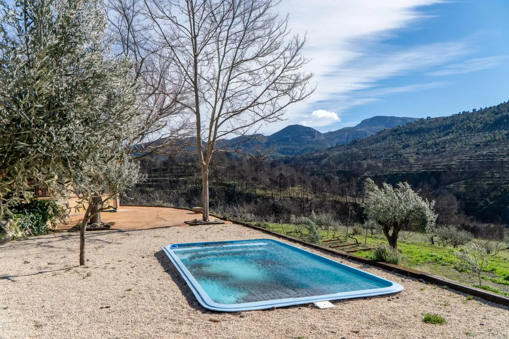 Swimming pool of Country homes for sale in Penàguila  with Heating, Private garden and Terrace