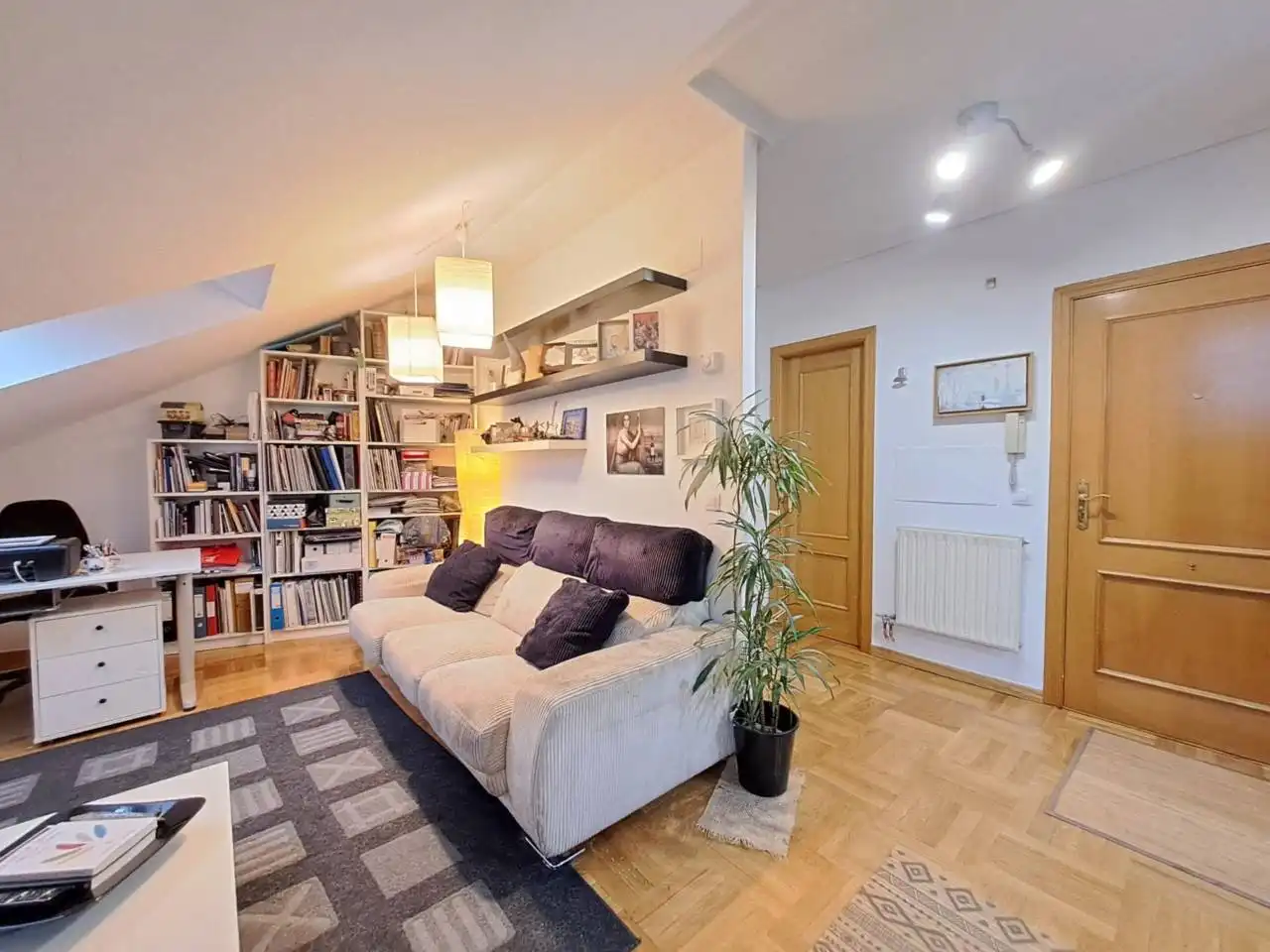 Living room of Attic for sale in Burgos  with Heating, Parquet flooring and Storage room