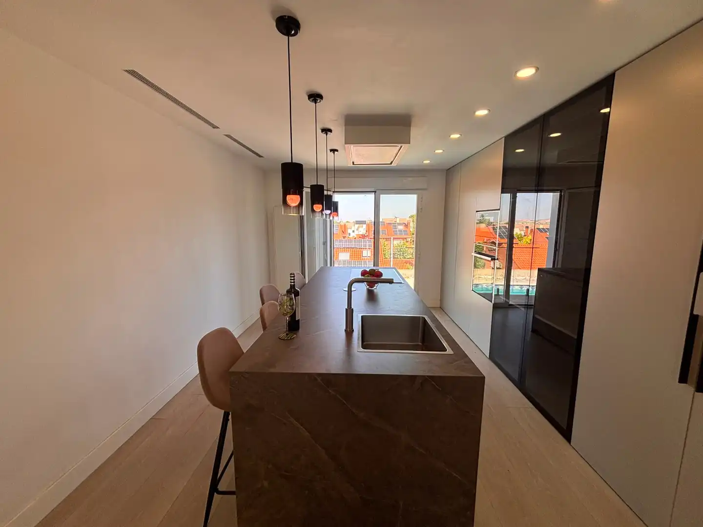 Cocina de Casa o chalet en venta en Rivas-Vaciamadrid con Aire acondicionado, Calefacción y Jardín privado