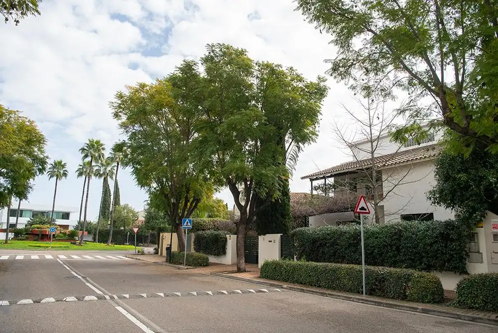 Vista exterior de Casa o chalet en venta en Bormujos con Aire acondicionado, Calefacción y Jardín privado