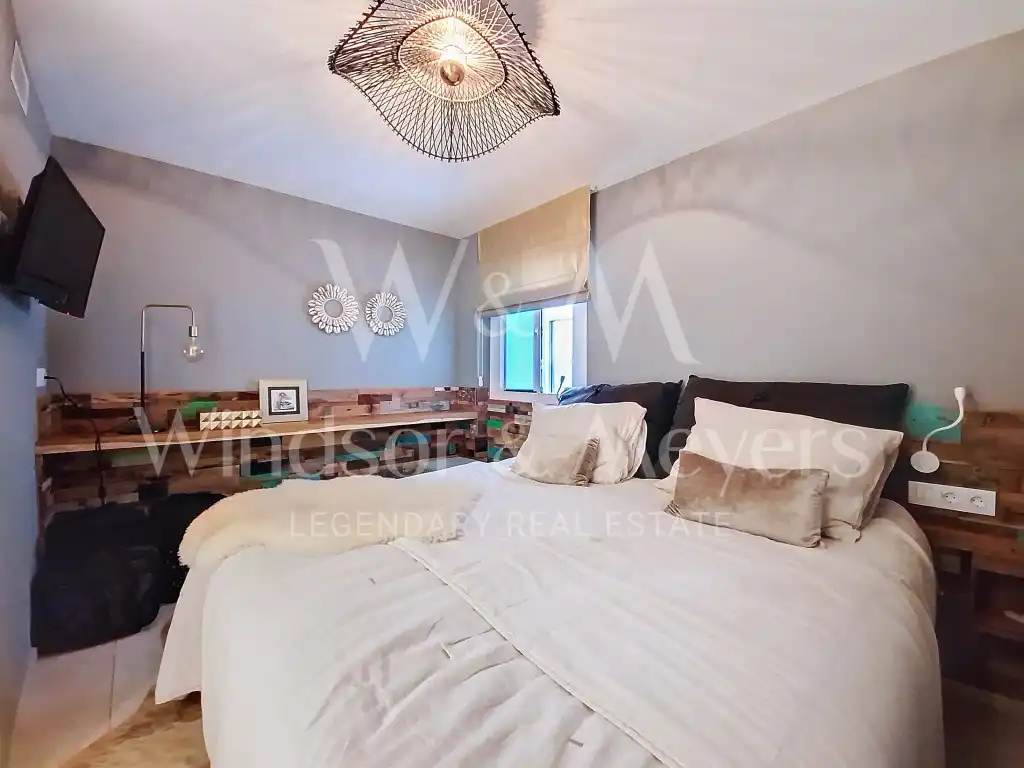 Bedroom of Flat for sale in Sant Josep de sa Talaia  with Air Conditioner, Furnished and Oven