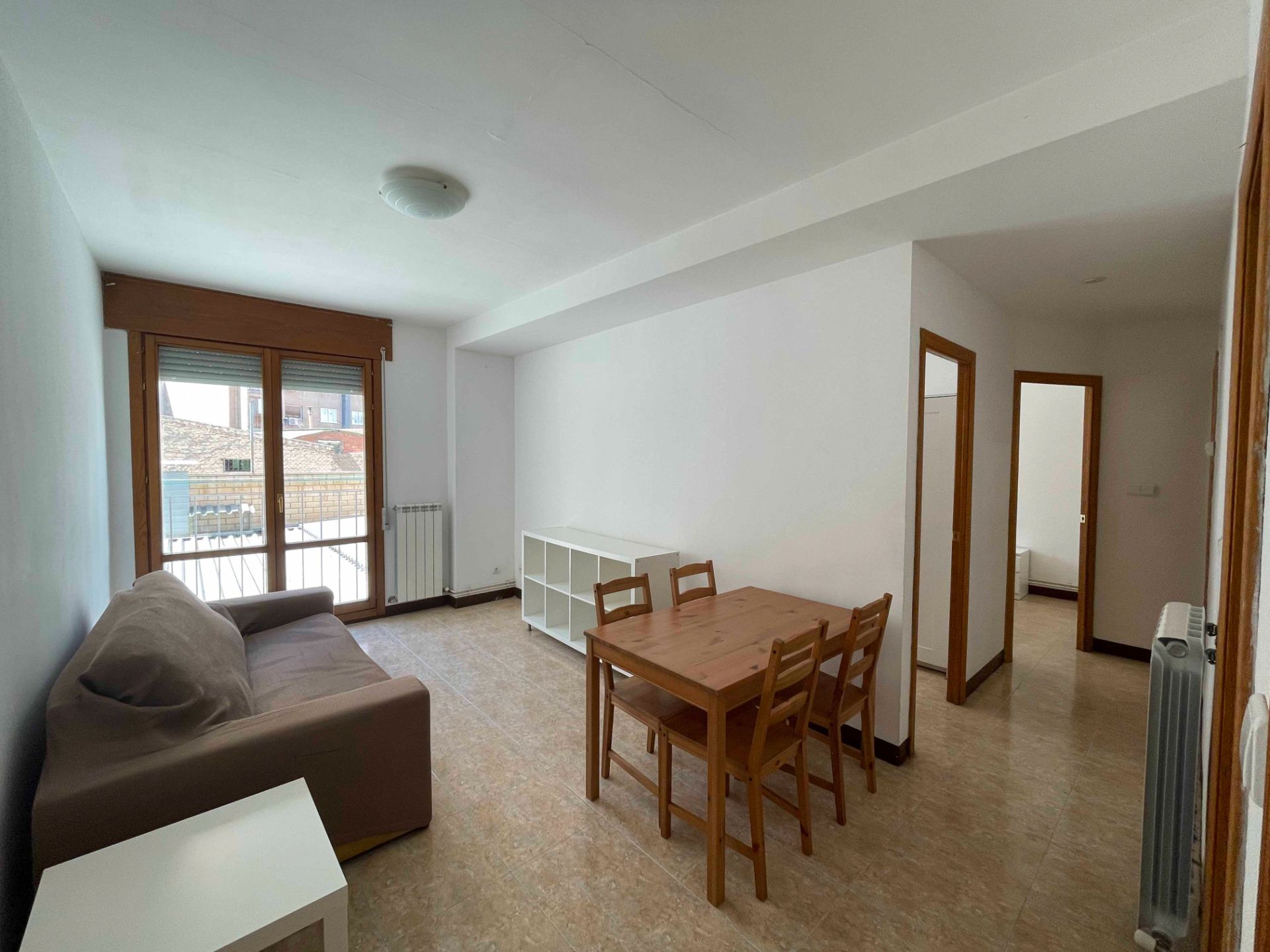 Sala de estar de Piso de alquiler en  Zaragoza Capital con Calefacción, Amueblado y Lavadora