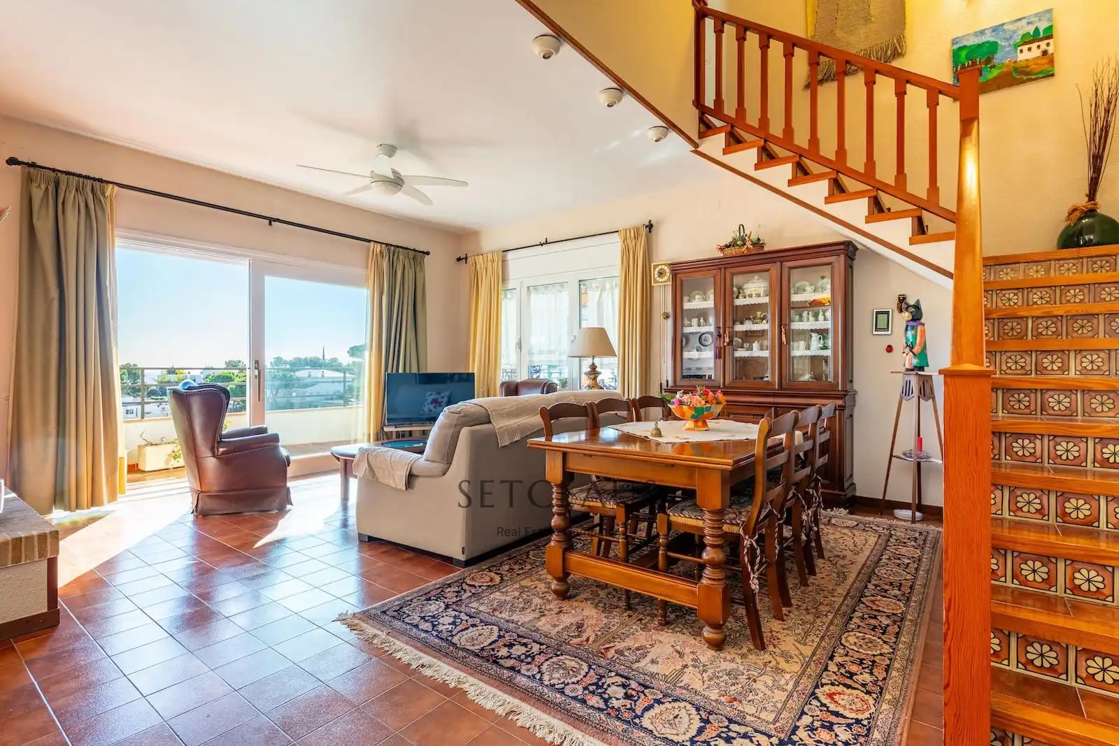 Sala de estar de Casa o chalet en venta en Cabrils con Aire acondicionado, Calefacción y Trastero