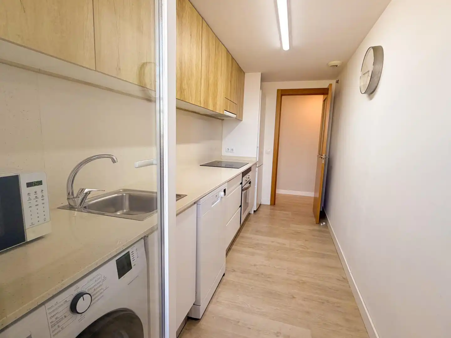 Cocina de Apartamento de alquiler en El Puig de Santa Maria con Aire acondicionado, Calefacción y Terraza