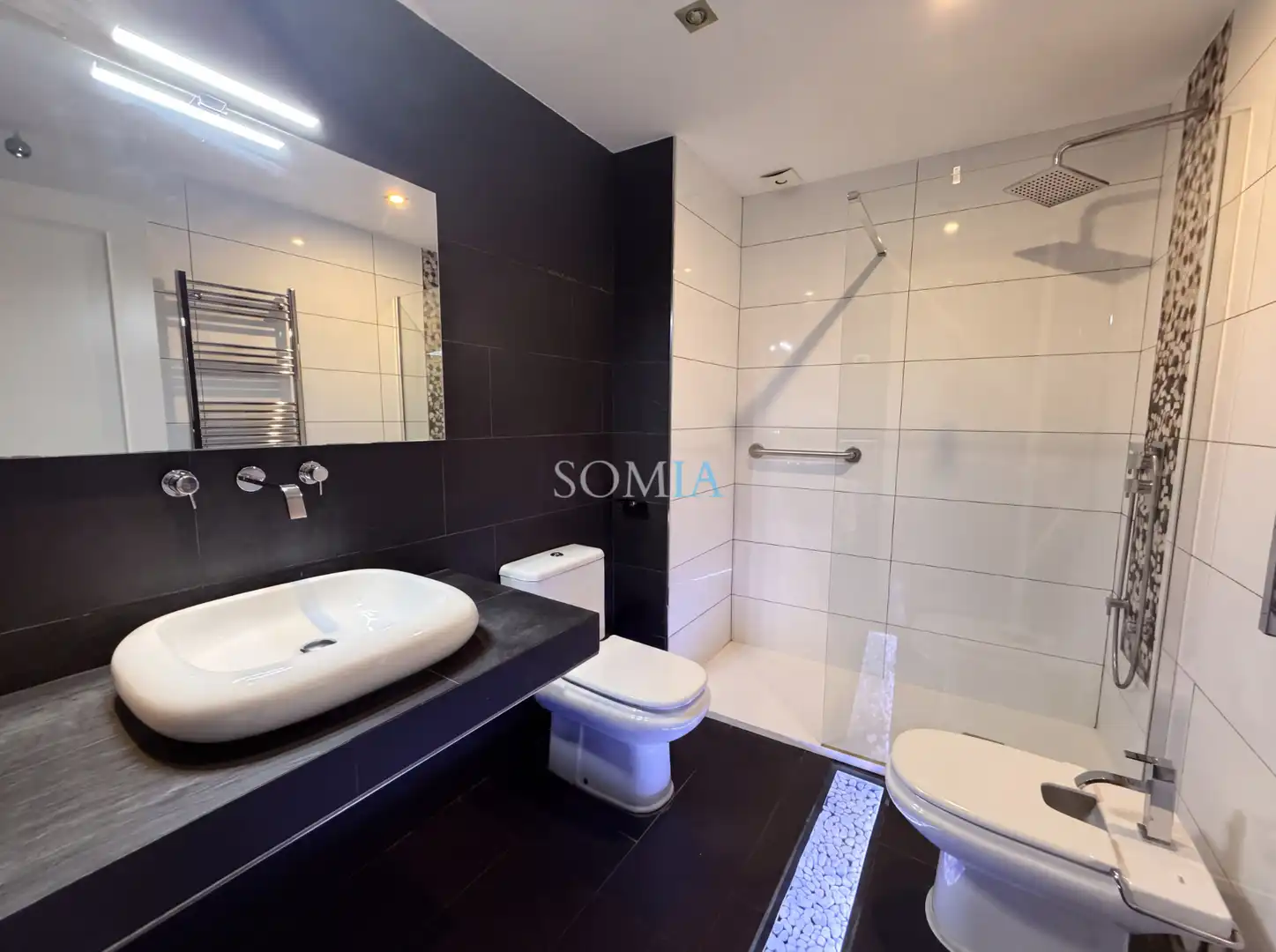 Baño de Planta baja en venta en Santa Maria de Palautordera con Aire acondicionado, Calefacción y Jardín privado