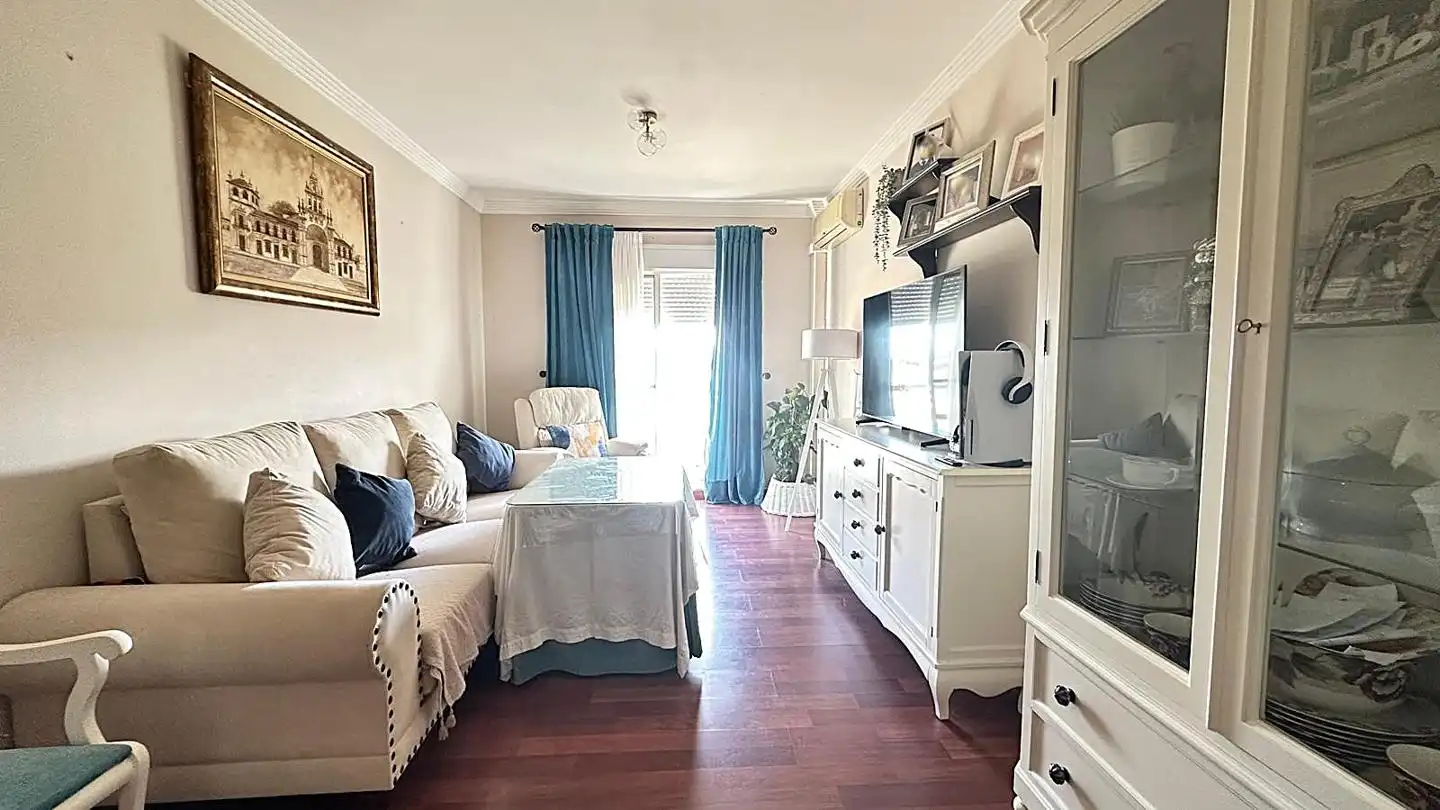 Living room of Flat for sale in Sanlúcar de Barrameda  with Air Conditioner and Balcony