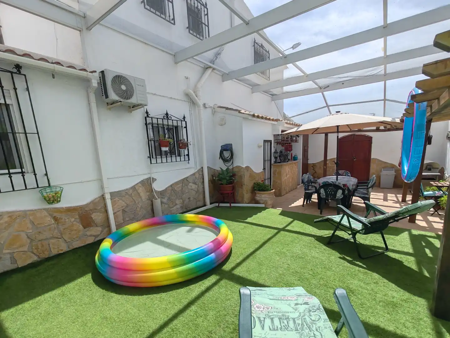 Terraza de Casa o chalet en venta en Huércal-Overa con Aire acondicionado, Jardín privado y Terraza